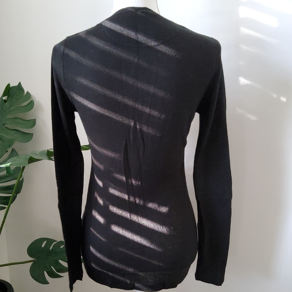 Babakul Classic Black V-Neck Sweater - Picture 3 of 9